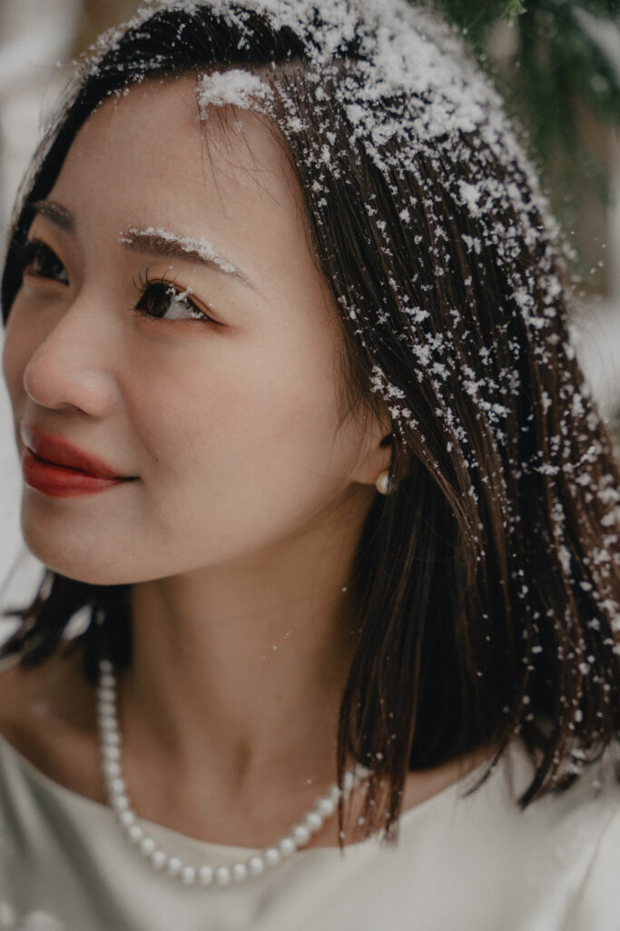 岡山県（1月/2月雪限定）の前撮り事例