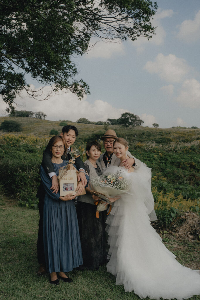 秋吉台の前撮り事例