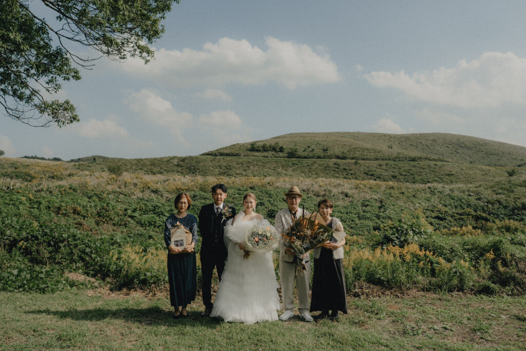 秋吉台の前撮り事例