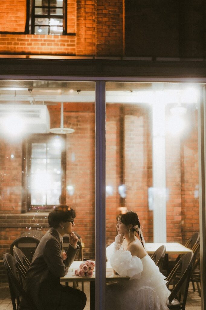 赤レンガ倉庫(BAOI/ナイト）の前撮り事例