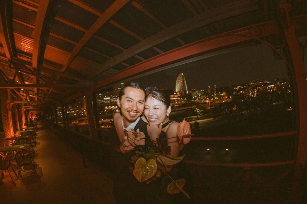 赤レンガ倉庫(BAOI/ナイト）の前撮り事例