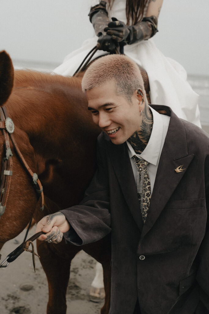 九十九里浜 乗馬（SOOYE)の前撮り事例